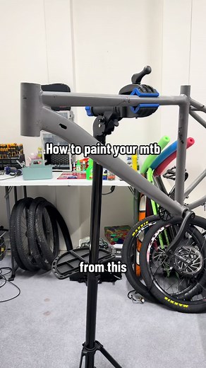 How to Paint Your Mountain Bike Frame Tutorial