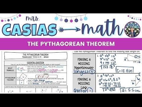 Use Pythagorean Theorem to Find Missing Side Lengths in Right Triangles | 8th Grade Math Pre-Algebra