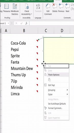 Insert Pictures in Excel Cell Notes #excel #excelforbeginners #exceltutorial #exceltips