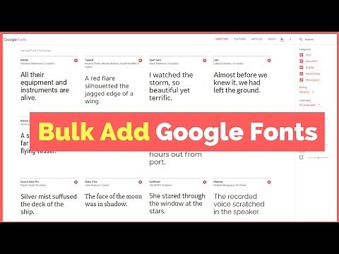 How to Easily Add Google Fonts to MS Word, Powerpoint, Windows
