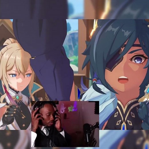 Kaeya is excited for Varka #genshinimpact #varka