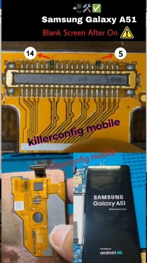 samsung a51 blank screen after on solution| sleep mod solution | #killerconfigmobile