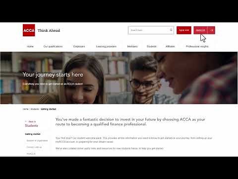 myACCA walkthrough