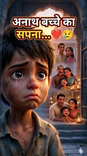 अनाथ बच्चे का सपना… ❤️😢 #shorts