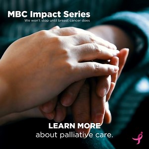 As part of Komen’s Metastatic Breast Cancer Impact Series, watch our #WellnessWednesday video to learn more about palliative care and its role in boosting the overall standard of care and quality of life for those living with MBC. https://blog.komen.org/blog/improving-quality-of-life-using-palliative-care-for-mbc-patients/ | Susan G. Komen