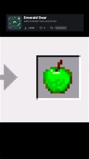 craft 143! ( emerald apple 💀) #minecraft