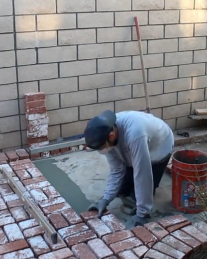 How to Build a Brick Patio Basket Weave Pattern DIY | DIY & Crafts