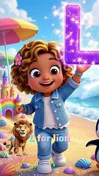 L for Lion | L M N O P Q Alphabet with Sounds for Children.#kidslearning #kids #fun #shorts