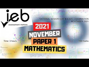 2021 november ieb maths paper 1 full memo