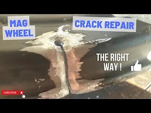 Mag wheel crack repair