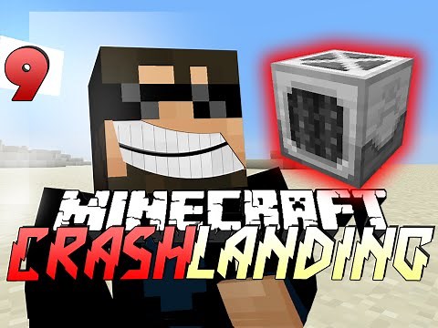Minecraft Crash Landing 9 - SECURITY SYSTEM GRINDER