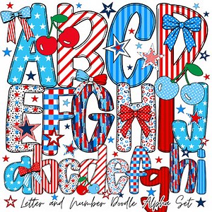 Bright America Flag board letters | USA Flag Letter and Number
