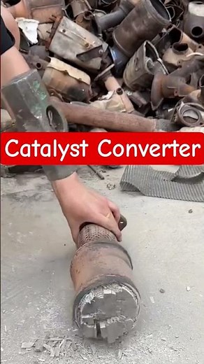 Catalytic Converter Material #ytshorts #automobile #tecnician #mechanic #shortsfeed