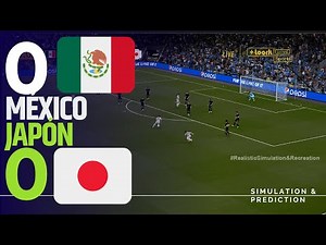 México 🇲🇽 0-0 🇯🇵 Japón Resumen | Amistoso Internacional 2025 | Simulación/Recreación