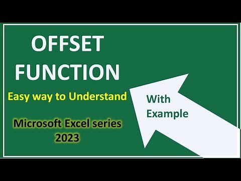 How to use the Offset Function Properly | Microsoft Excel series
