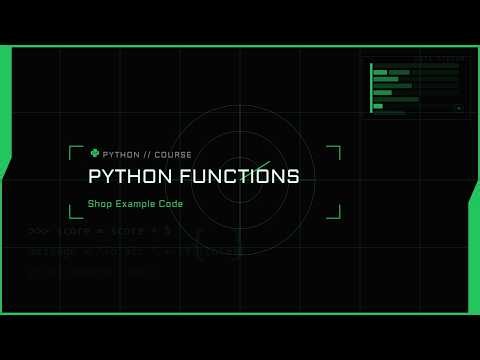 Python Basics #8 - Functions