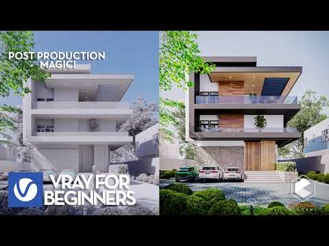Episode 08 - Post Production in V Ray Frame Buffer & Photoshop V Ray 7.2 for 3ds Max Beginners