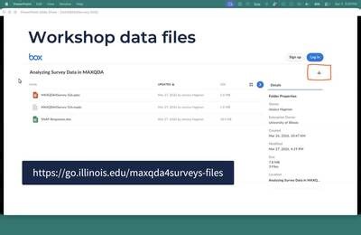 Savvy Researcher: MAXQDA for Analyzing Survey Data