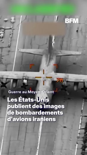 Guerre au Moyen-Orient: les États-Unis publient des images de bombardements d'avions iraniens. Les avions iraniens ont été géolocalisés par CNN sur un aérodrome du sud-est de l'Iran. #sinformersurtiktok #iran #etatsunis #moyenorient