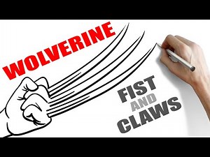 How to Draw Wolverine Fist and Claws | Logan Hand