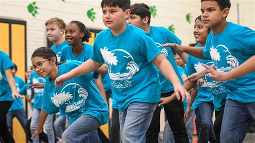 3.7K views · 54 reactions | Taylor Elementary 5th grade students celebrated all things fun in the sun with a dance performance for their fellow students and parents Friday. This event was part of their weeklong dance residency with Studio M School of Dance and Music. #studentcentered | Hobbs Municipal Schools | Facebook