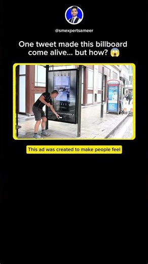 This Billboard Gives Cookies When You Tweet #shorts #marketing