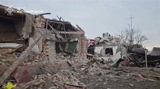 Ukraine’s Zhytomyr region reels after missile and drone strike