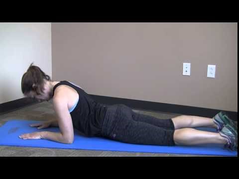 Prone Press Up on Elbows