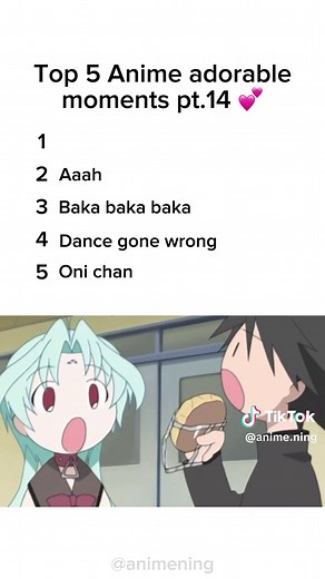 Top 5 Adorable Anime Moments Compilation