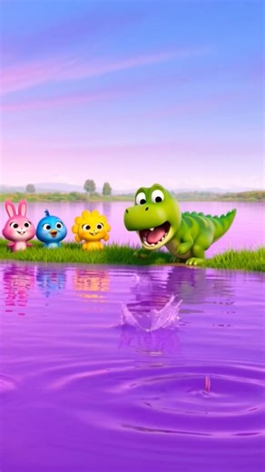 Learning colors with Dino is fun