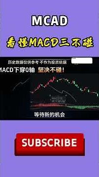 股票｜美股｜投资｜💥粉丝必学，看懂MACD三不碰原则！#shorts #美股#牛股#k线 #成交量 #道指 #投资入门 #理财方法 #股票#k线 #均线#macd #量价分析#顶分型#底分型#抄底