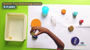 1.4K views · 18 reactions | Children match the bottle top cover to the shape they see on the paper. Please follow us on Facebook https://www.facebook.com/eduPlearn/ Remember to subscribe to our YouTube channel https://www.youtube.com/sollyinfusion Email us at sollyinfusion@gmail.com Music used https://www.bensound.com | Learning Through Play | Facebook