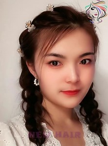 With your girlfriend, create a beautiful hairstyle for a walk | New hair