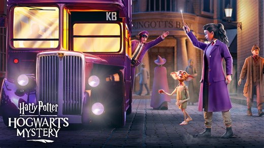 Hop on the Knight Bus and join Dobby as he seeks a job, meets new friends and more in "A Knight Out," a new Beyond Hogwarts Special Adventure available now! | Harry Potter: Hogwarts Mystery