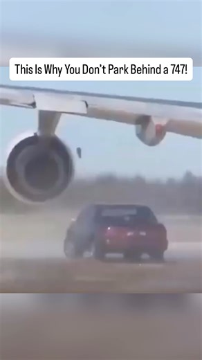 A single 747 engine, whether it’s a Pratt & Whitney JT9D, GE CF6, or RR RB211, can generate 40,000–60,000 pounds of thrust. That’s enough raw power to launch a car backward like a rag doll if you stand in the blast zone. - #B747 #JetEngine #JetBlast #Aviation #Pilot #AvGeek #Military #Aerospace | Aviation Mafia