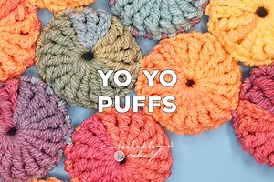 Crochet YoYo Puff 3D Motif (Crochet Macarons) — Hooked by Robin