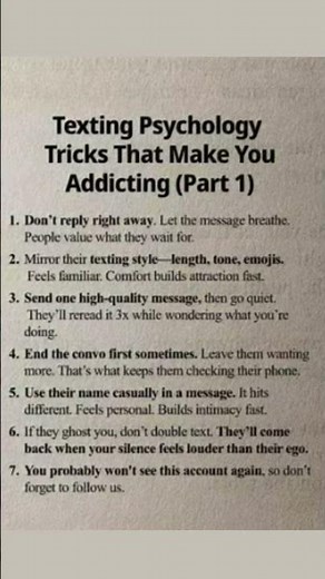 Texting Psychology Tricks That Make You Addicting