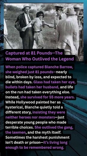 Captured at 81 Pounds—The Woman Who Outlived the Legend #BlancheBarrow