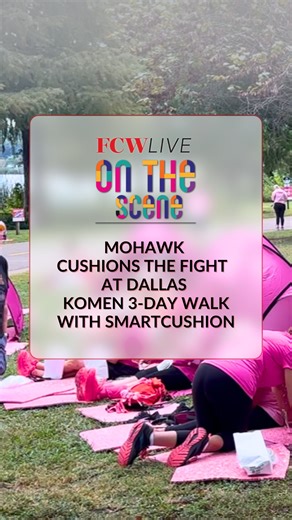 3 comments |  Comfort for every step   #FCWOnTheScene At the Susan G. Komen 3-Day Walk in Dallas, Mohawk Flooring brought extra love (and cushion!) — handing out SmartCushion pads to walkers taking strides toward a world without breast cancer  #Komen3Day #CushionTheFight #BreastCancerAwareness | Floor Covering Weekly | Facebook