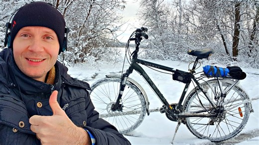 Winter e-bike test extreme cold snow and slush performance review