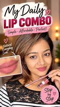 My Daily Lip Combo 💄 Perfect Brown for Bangladeshi skin tone 👌Affordable Lipstick & Lip liner