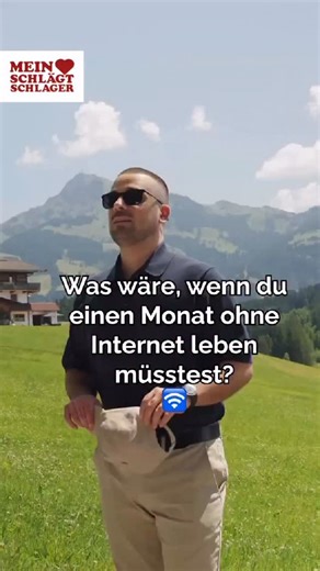 Wir haben Pietro Basile gefragt, ob er eine Woche ohne Internet leben könnte. Würdet ihr das schaffen? #internet #schlager #pietrobasile | Mein Herz schlägt Schlager