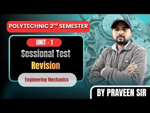 Polytechnic All Subjects LIVE | Diploma Exam Preparation test first engineering mechanics chepter1