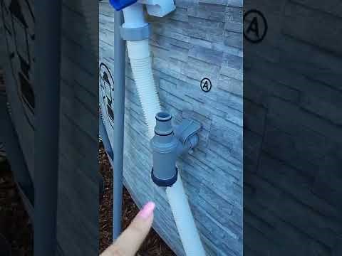 Converting Coleman pool to Intex sand pump. 1.25 (1 7) to 1.5 (1 /2). And Intex bucket skimmer.