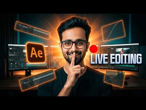 🔴 LIVE: After Effects Editing | Cinematic Motion Graphics | Full Editing Setup