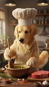 Dog cook! Beef Steak . #petlover #cooking #chef #reels