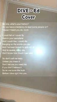 Cover Ed Sheeran - Dive #coversong #singing #cover #edsheeran #divecover #viral