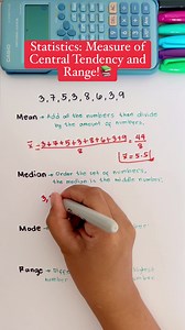 Statistics: Measure of Central Tendency and Range!📚 | Prof Math Wizard