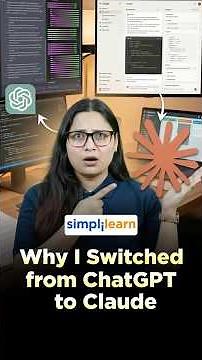 Why I Switched From ChatGPT To Claude | What Made Me Change | GPT vs Claude | #Shorts | #Simplilearn