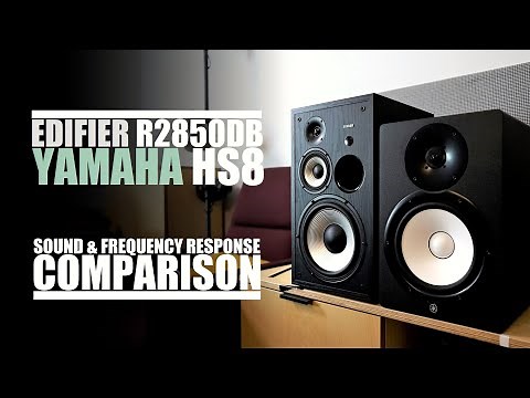DSAUDIO.review || Edifier R2850DB vs Yamaha HS8 || sound.DEMO
